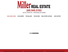 Tablet Screenshot of millerrealestate.net